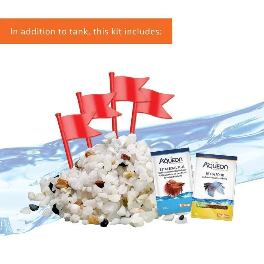 Aqueon Acrylic Half - Gallon Betta Castle Aquarium Kits