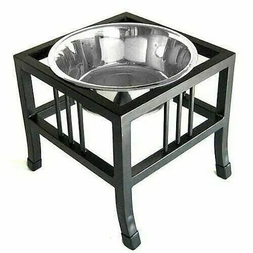 Baron Premium Heavy - Duty Elevated Dog Feeding Bowl Set