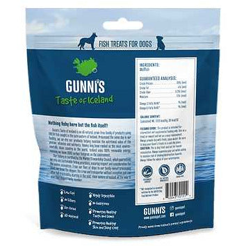 Gunni's Icelandic Omega-Rich Wolffish Wafers - 5.0oz Premium Dog Treats