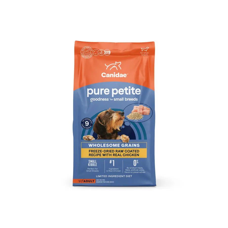CANIDAE PURE Small Breed Adult Chicken Freeze - Dried Dog Food, 4 lb