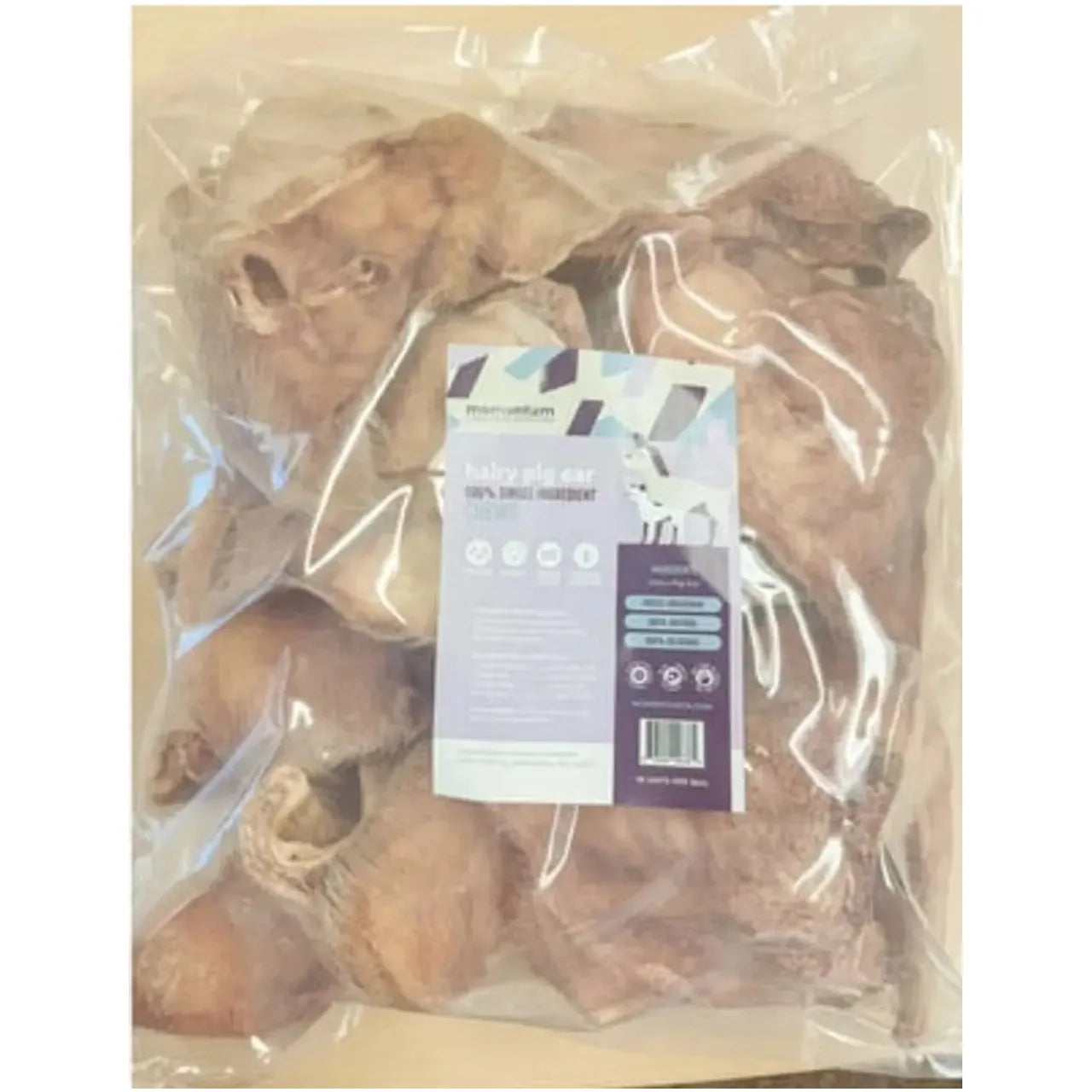 Momentum Carnivore Nutrition Premium Freeze - Dried Pig Ear Chews for Dogs and Cats, Pack of 18