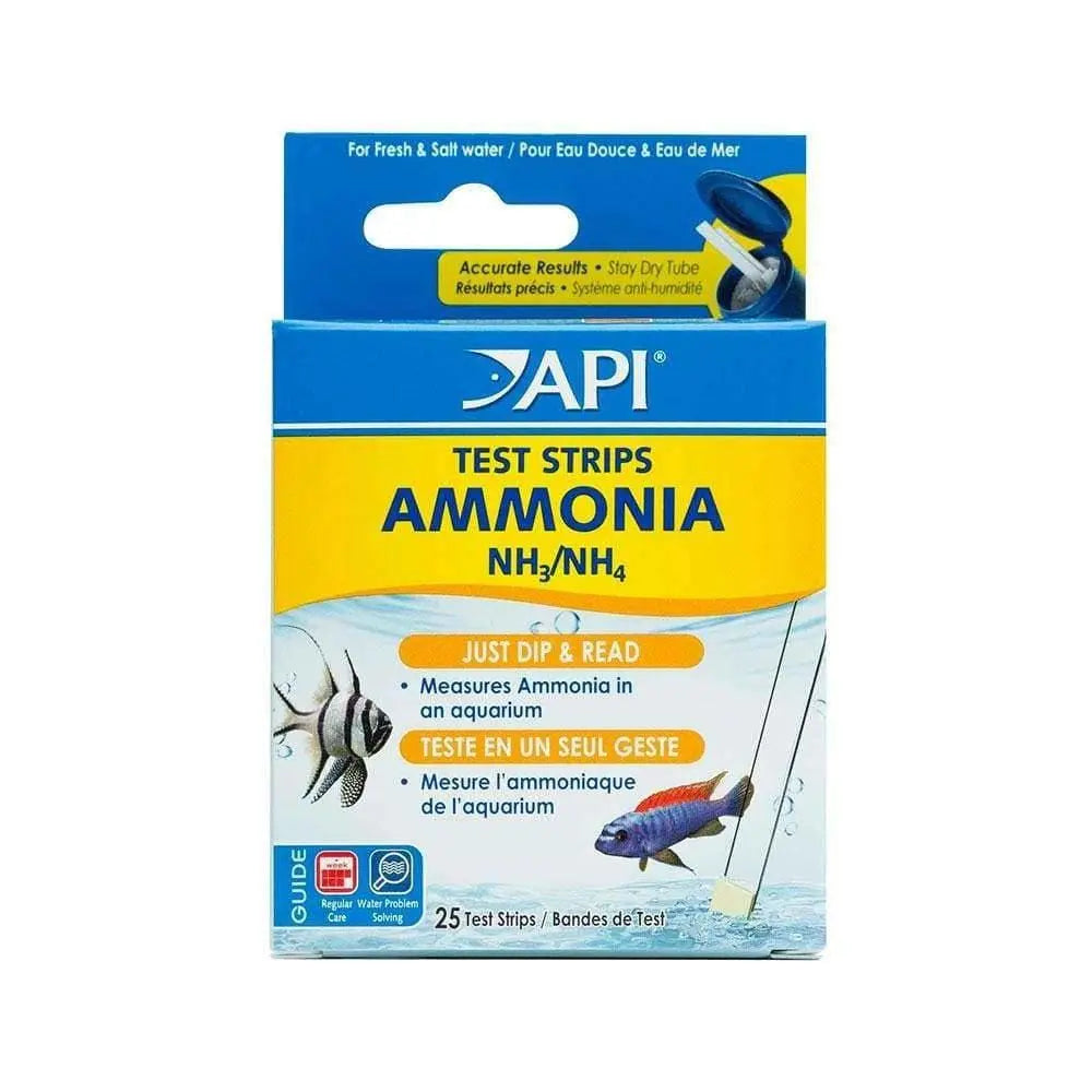 API® 25-Count Aquarium Ammonia Quick Test Strips
