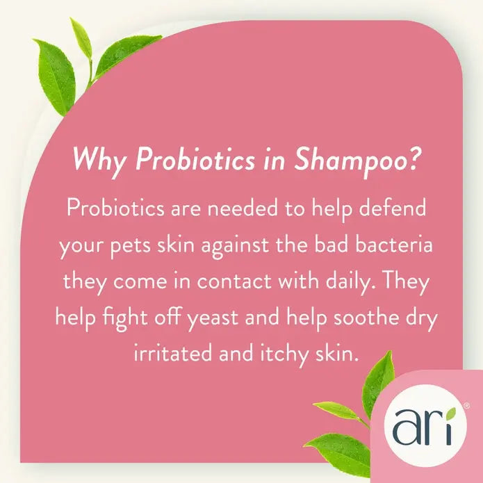 Health Extension ARI Probiotic Anti - Flea and Tick Dog Shampoo, 16 - ounce Bottle