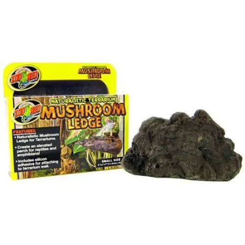 Zoo Med Realistic Silicone - Attachable Terrarium Mushroom Ledge for Reptiles