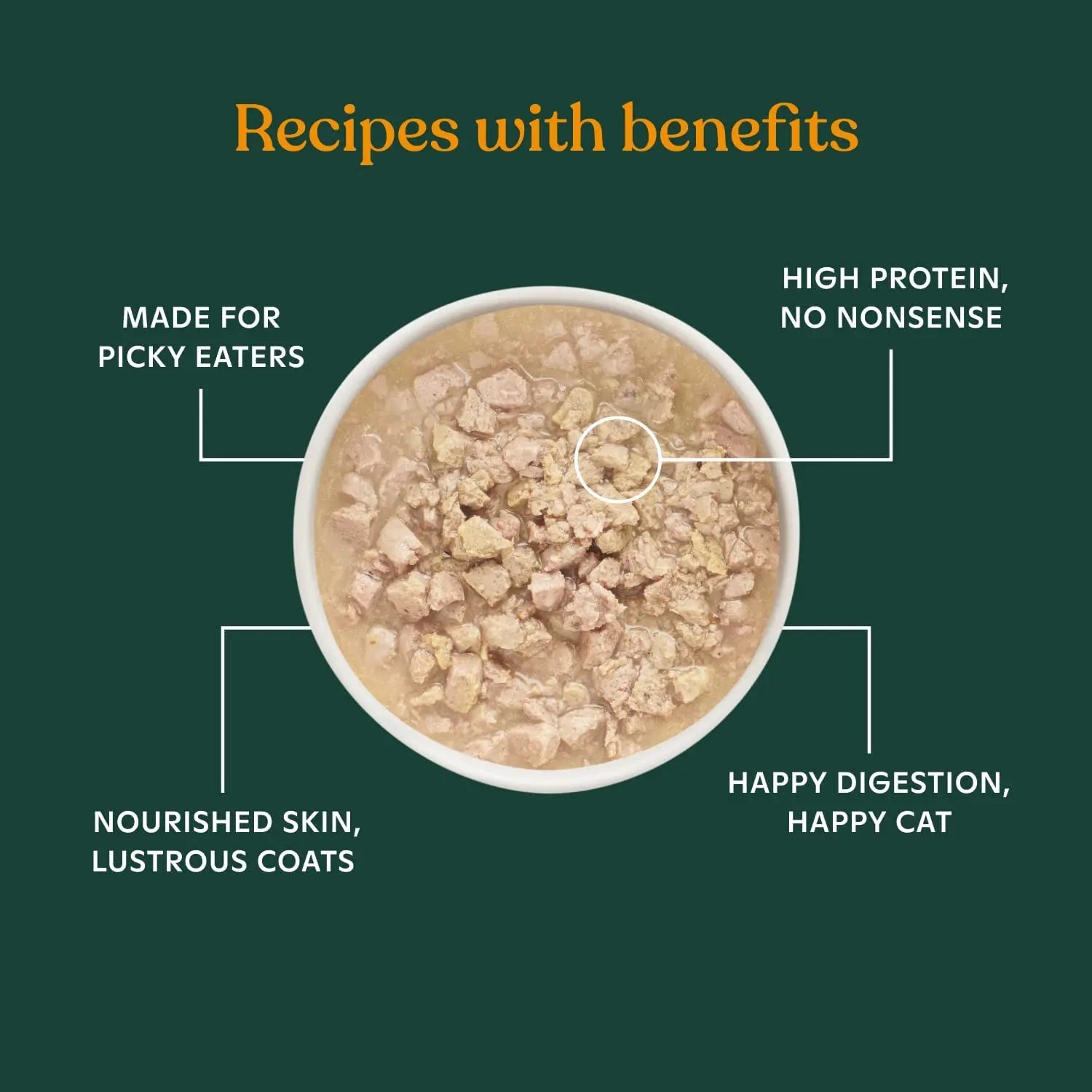 Made by Nacho Premium Cage-Free Minced Chicken Recipe Wet Cat Food with Nutritious Bone Broth, Pack of 10 - 2.5 oz Cans