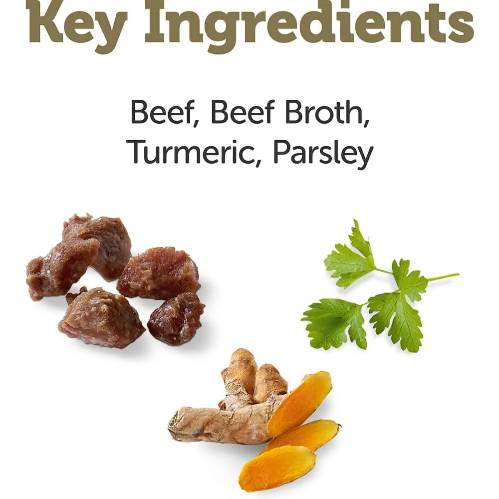 6-Pack Pouch of Turmeric & Parsley Infused Beef Bone Broth for Dogs