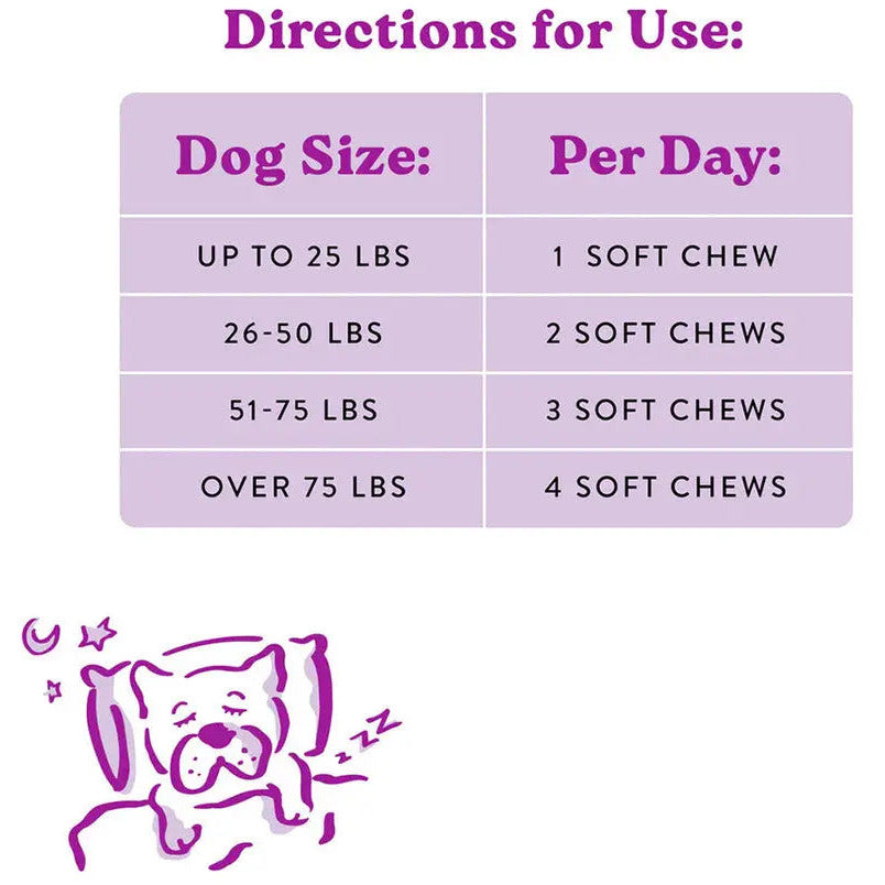 Bocce's Bakery 60 - Count Soft Chew Calming Supplements for Dogs