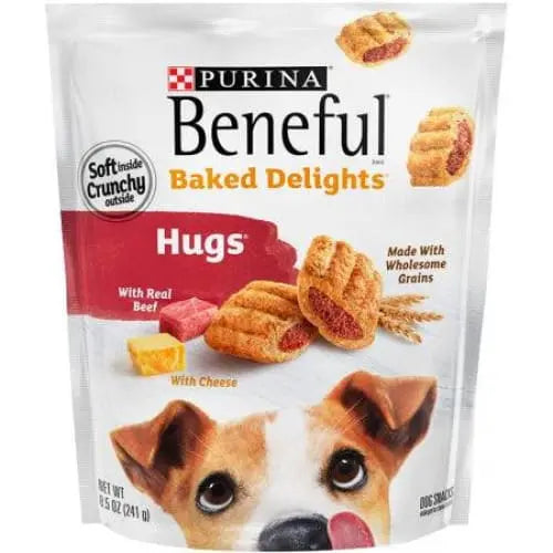 Purina Beneful Hugs Baked Delights - Savory Beef & Cheese Dog Treats