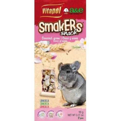 A&E Cage Co. Coconut-Rose Treat Sticks for Chinchillas - Natural & Nutritious
