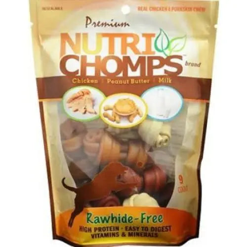 Top - Quality Nutri Chomps Dog Treats in Variety Knot Shapes