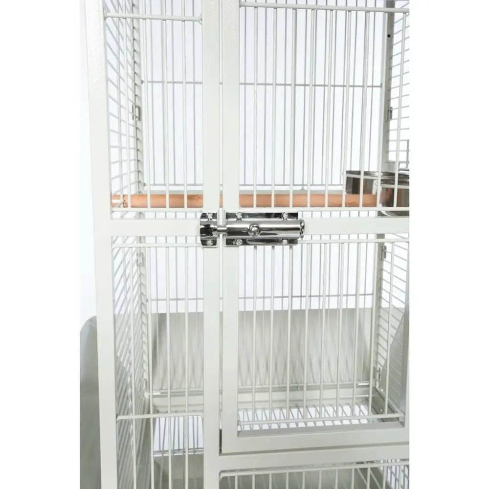 Prevue Pet Products Small-Sized Dome Top Style Bird Cage - Chalk White Finish