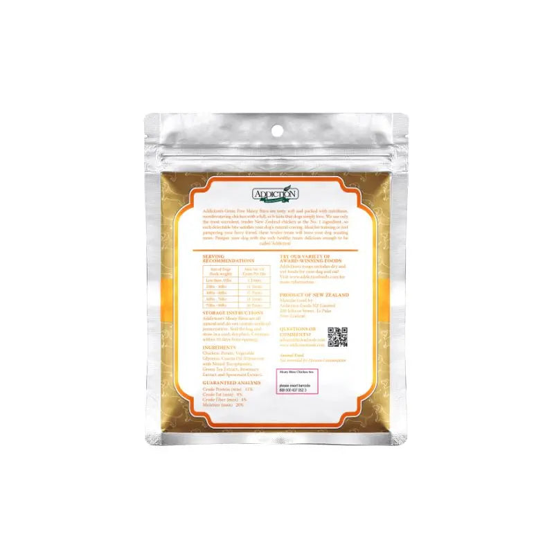 Addiction Grain-Free Chicken Meaty Bites: Healthy Dog Treats