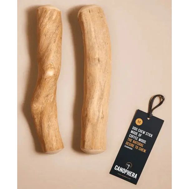CANOPHERA Premium All-Natural Coffee Wood Chew Sticks for Canine Companions
