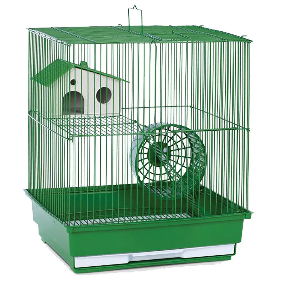 A & E Cages Premium Nibbles Hamster and Gerbil Two - Story Cage with Accessories