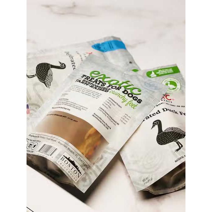 Mosaic USA Dehydrated, Crunchy Duck Feet - Ideal Dog Treats