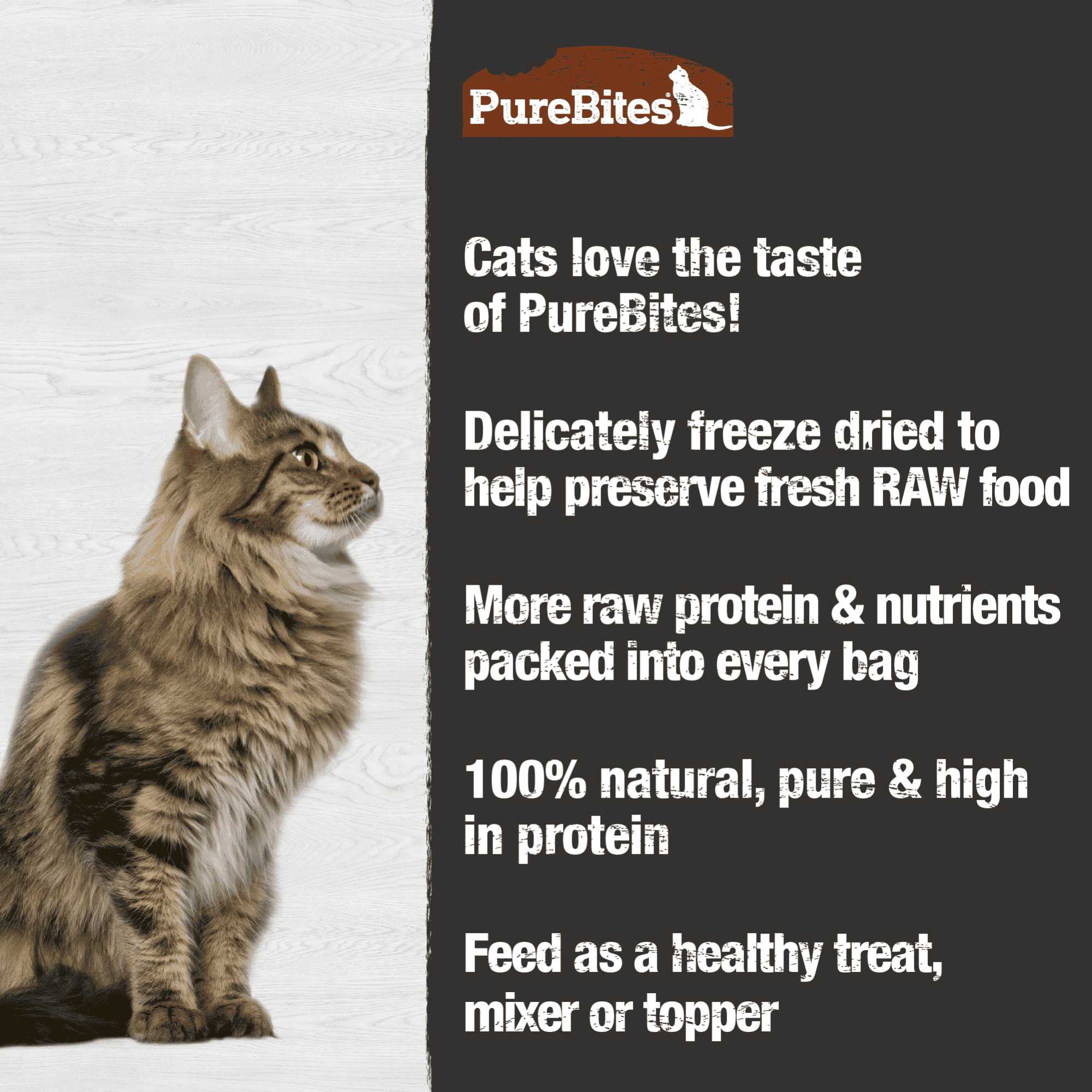 Premium PureBites Freeze - Dried Cat Treats Made from 100% Pure Turkey Breast, 0.92 oz