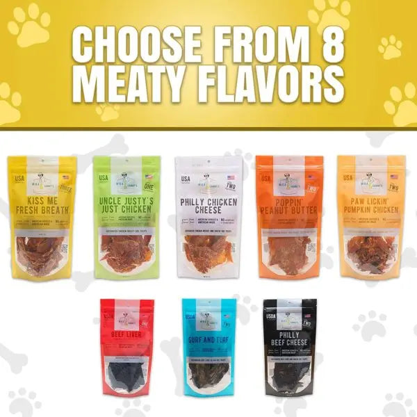 Mika & Sammy’s 5oz All - Natural Dehydrated Dog Treats for Fresh Breath