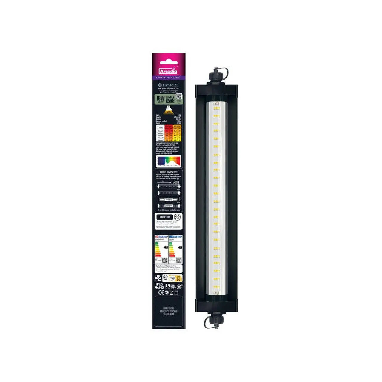 Arcadia LumenIZE Jungle Dawn Full-Spectrum LED Grow Light Bar