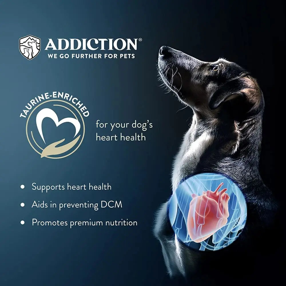 Addiction Homestyle Venison and Cranberry Dinner - An Air - Dried Raw Alternative Dog Food for Canines