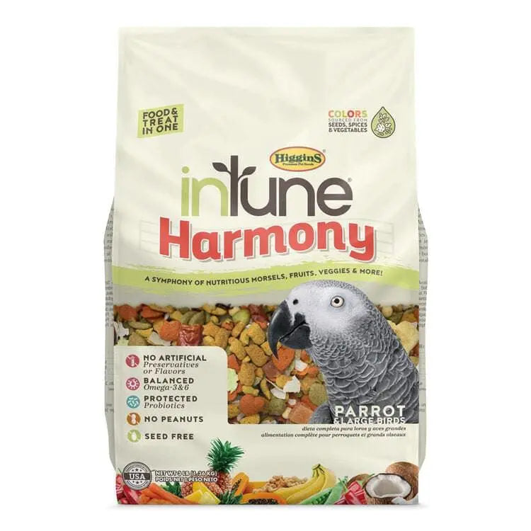 3 Lbs Higgins inTune Harmony Premium Parrot Food Blend