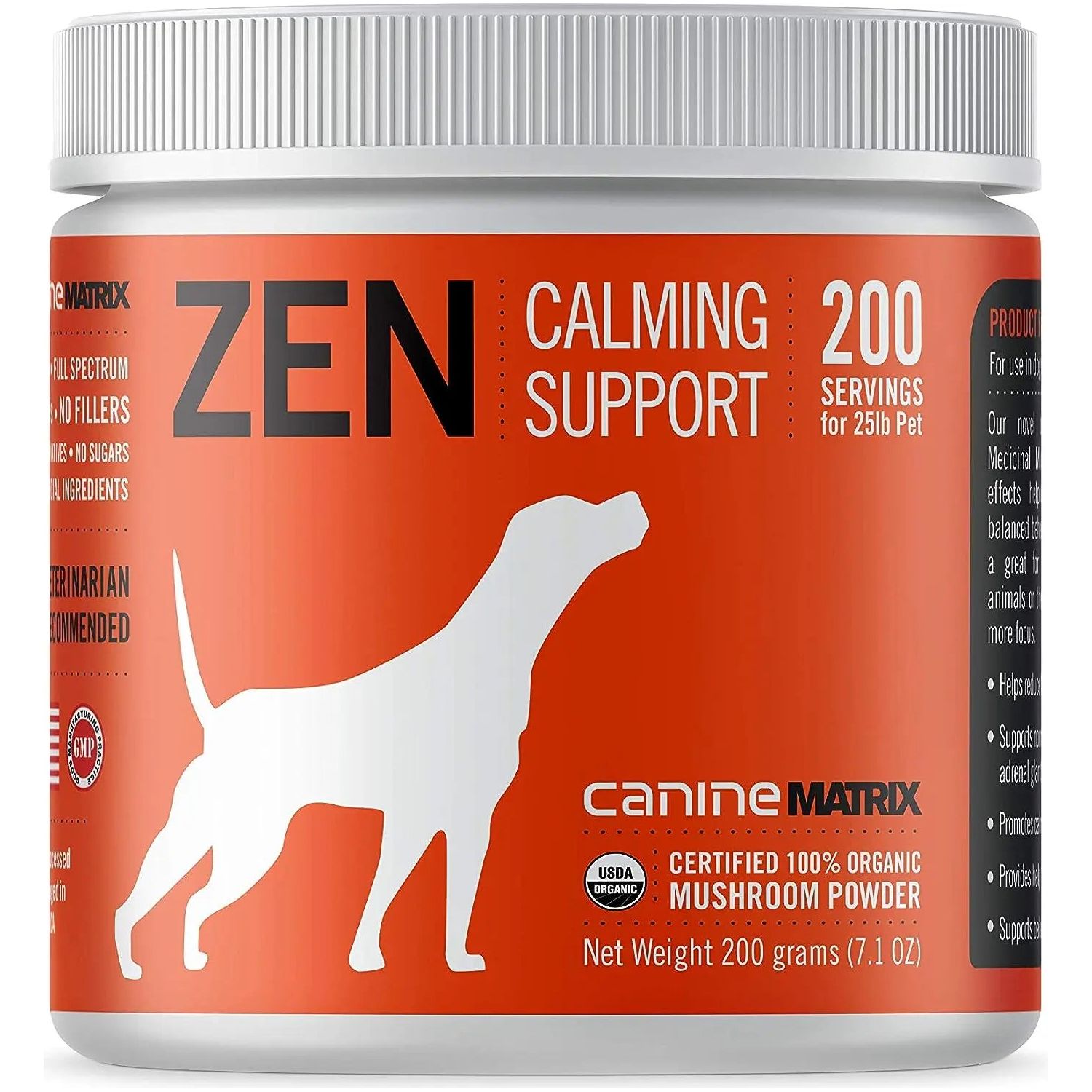 Canine Matrix Zen Calming Support Dietary Supplement for Dogs - 200g