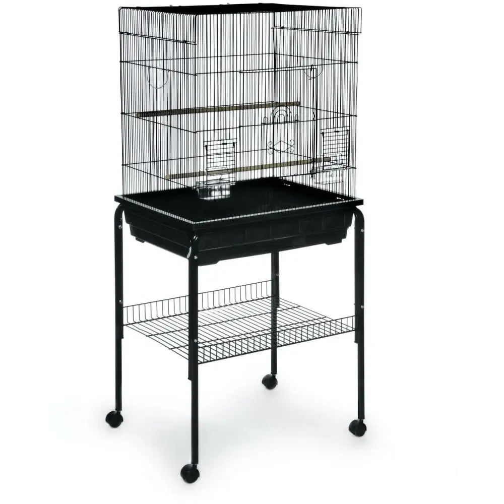 Prevue Pet Products Square Roof Bird Cage for Budgies, Cockatiels, and Similar - Sized Birds