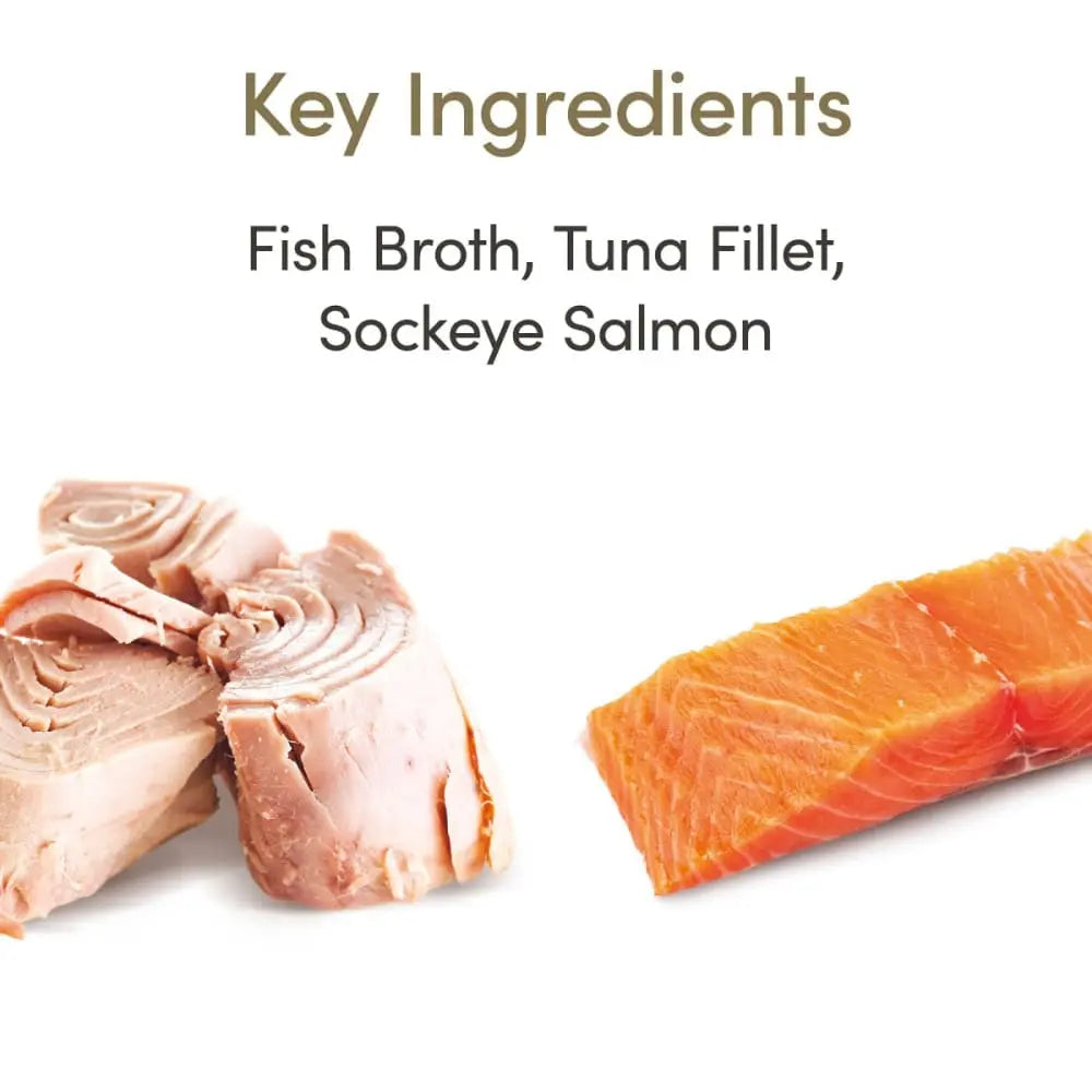 Applaws All - Natural Wet Cat Food Pouch (2.47oz) Pack of 12 - Tuna Flakes Blended with Sockeye Salmon in Gravy