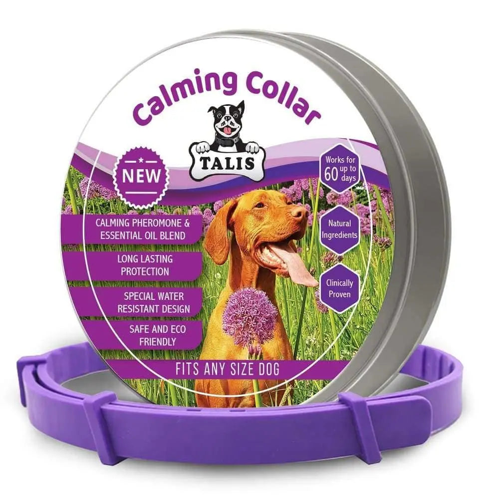 All - Natural Calming Collar for Dogs to Help Your Furry Friend Feel Secure, Happy and Relaxed