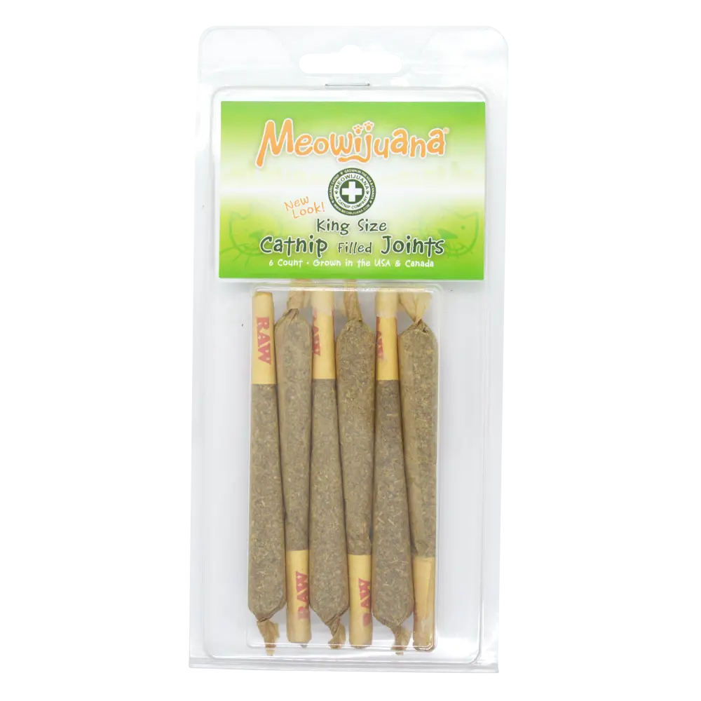 Meowijuana® Organic King - Sized Catnibas™ J's with 7 Gm of Catnip