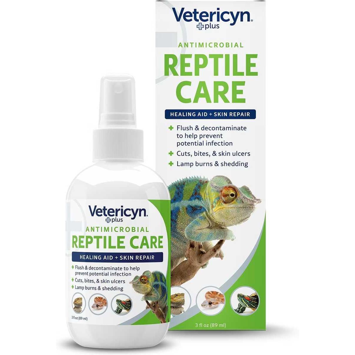Vetericyn 3oz Antimicrobial Spray for Reptile Wound and Skin Care