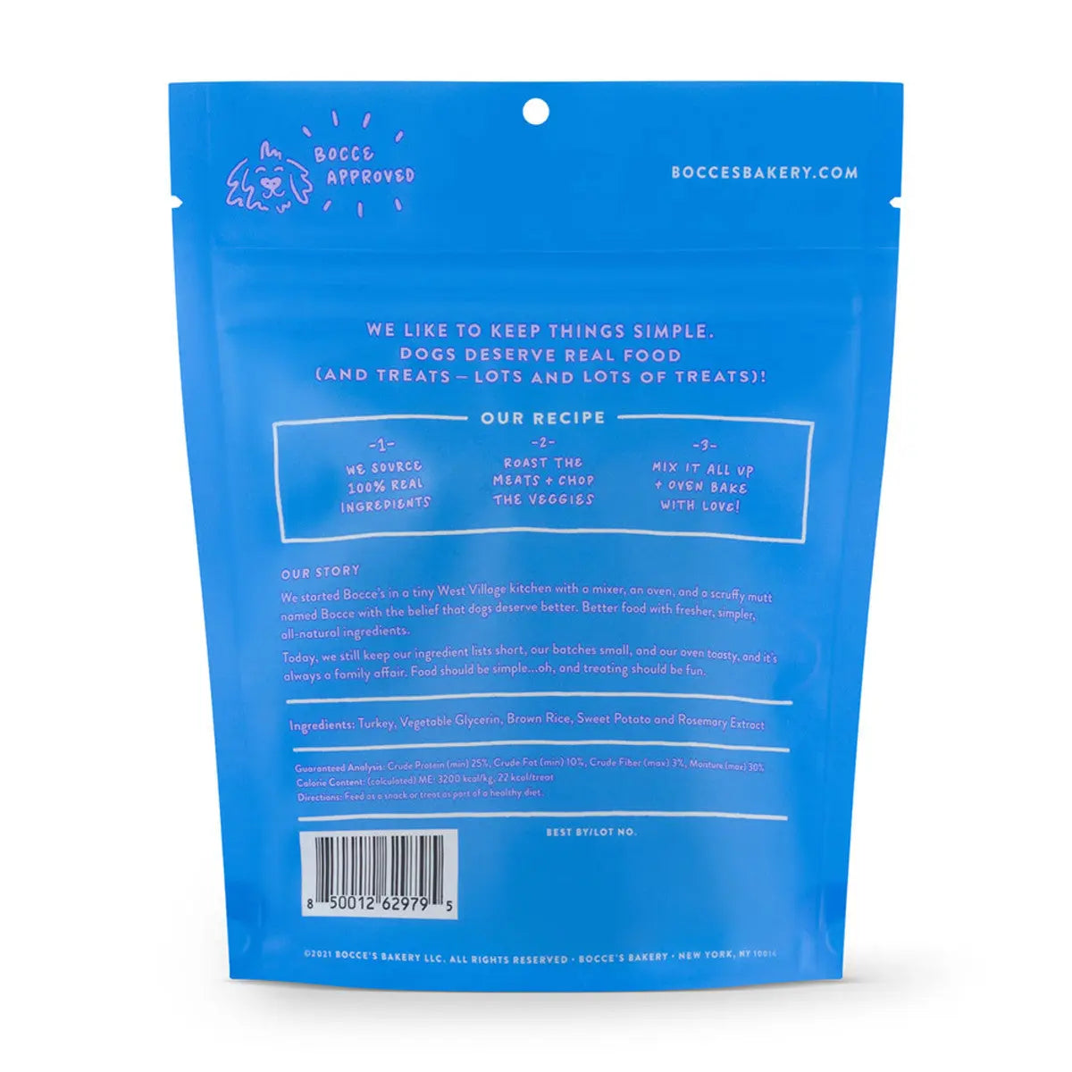 Bocce's Bakery Premium 4-ounce Turkey Grazers Jerky Sticks - Ideal Dog Treats