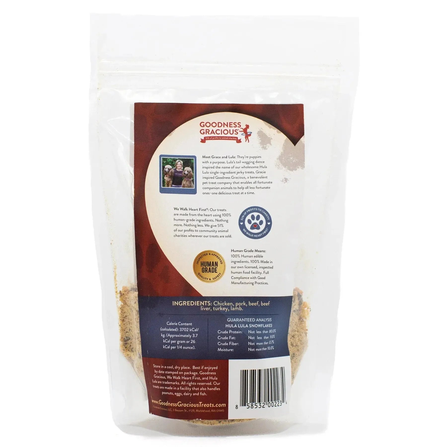 Goodness Gracious Hula Lula Snowflakes All - Natural Food Topper for Cats and Dogs
