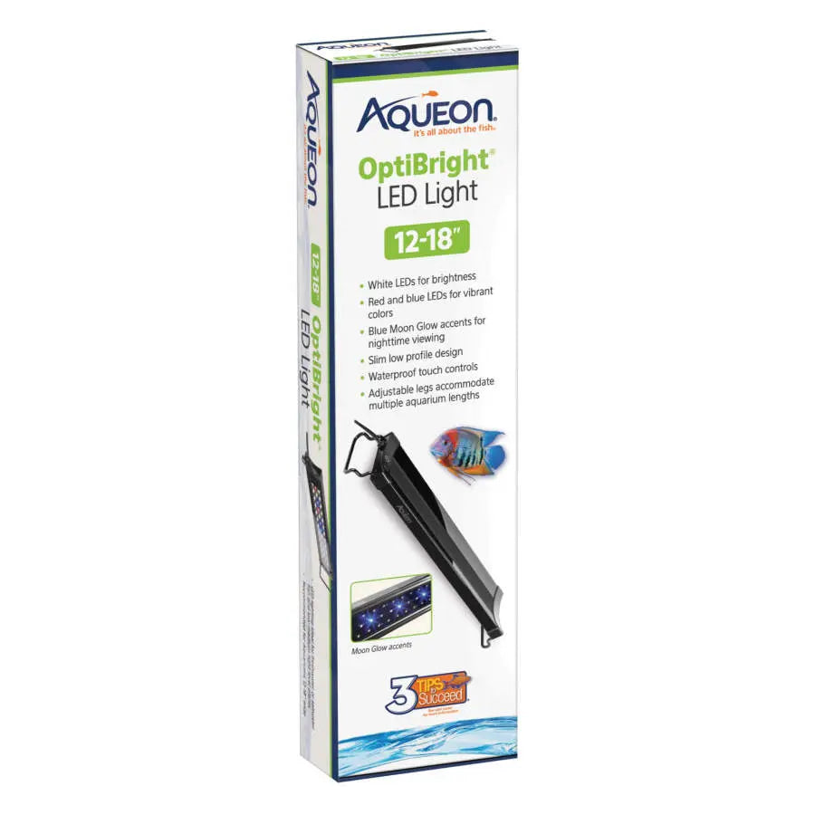 Aqueon Optibright Slim LED Light Fixture for Aquariums