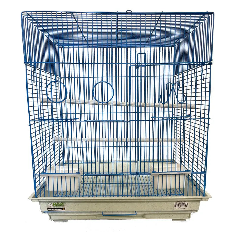 A & E Colorful Light Wire Flat - Top Cage Set (18In X 18In, Green/Red/Blue/Yellow)