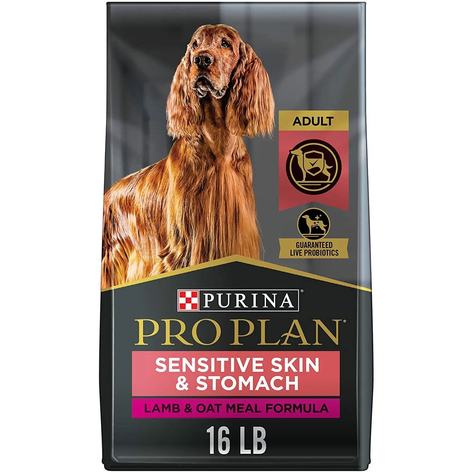 Pro Plan Adult Dog Food: Lamb & Oatmeal for Sensitive Skin and Stomach