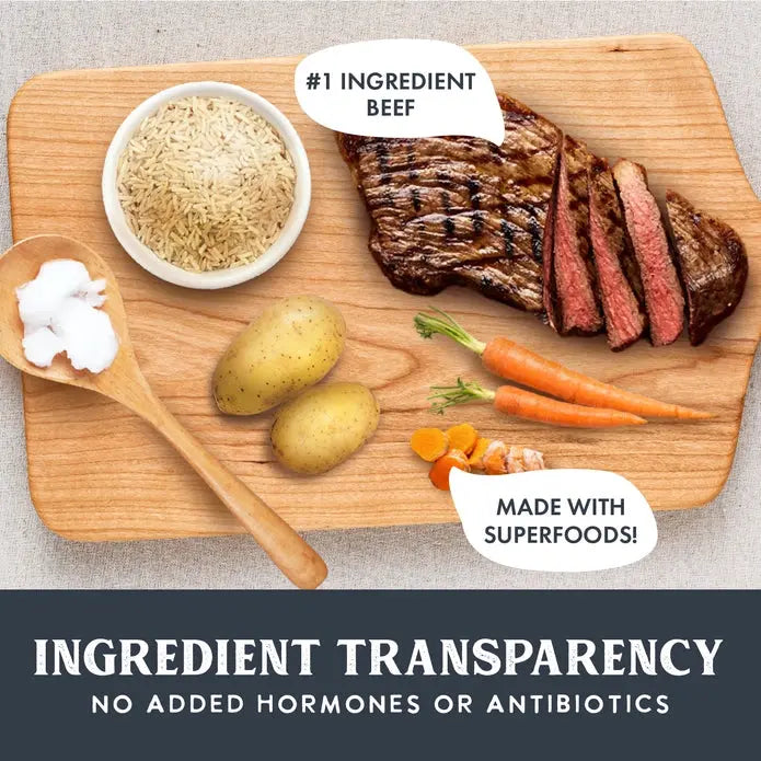 Health Extension Premium Gently Cooked Beef and Potato Recipe Dog Food Pouches - 9 Ounce Size
