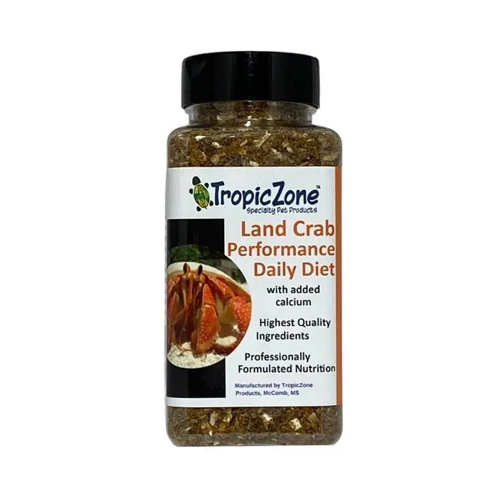 TropicZone High - Performance Diet for Land - Dwelling Hermit Crabs and Other Terrestrial Pet Crabs