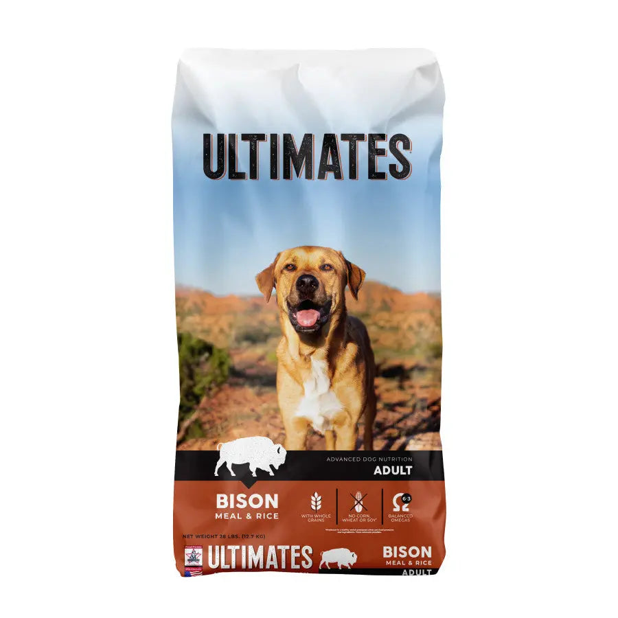 Premium Bison and Nutritious Rice Dry Dog Food for Active Adult Dogs