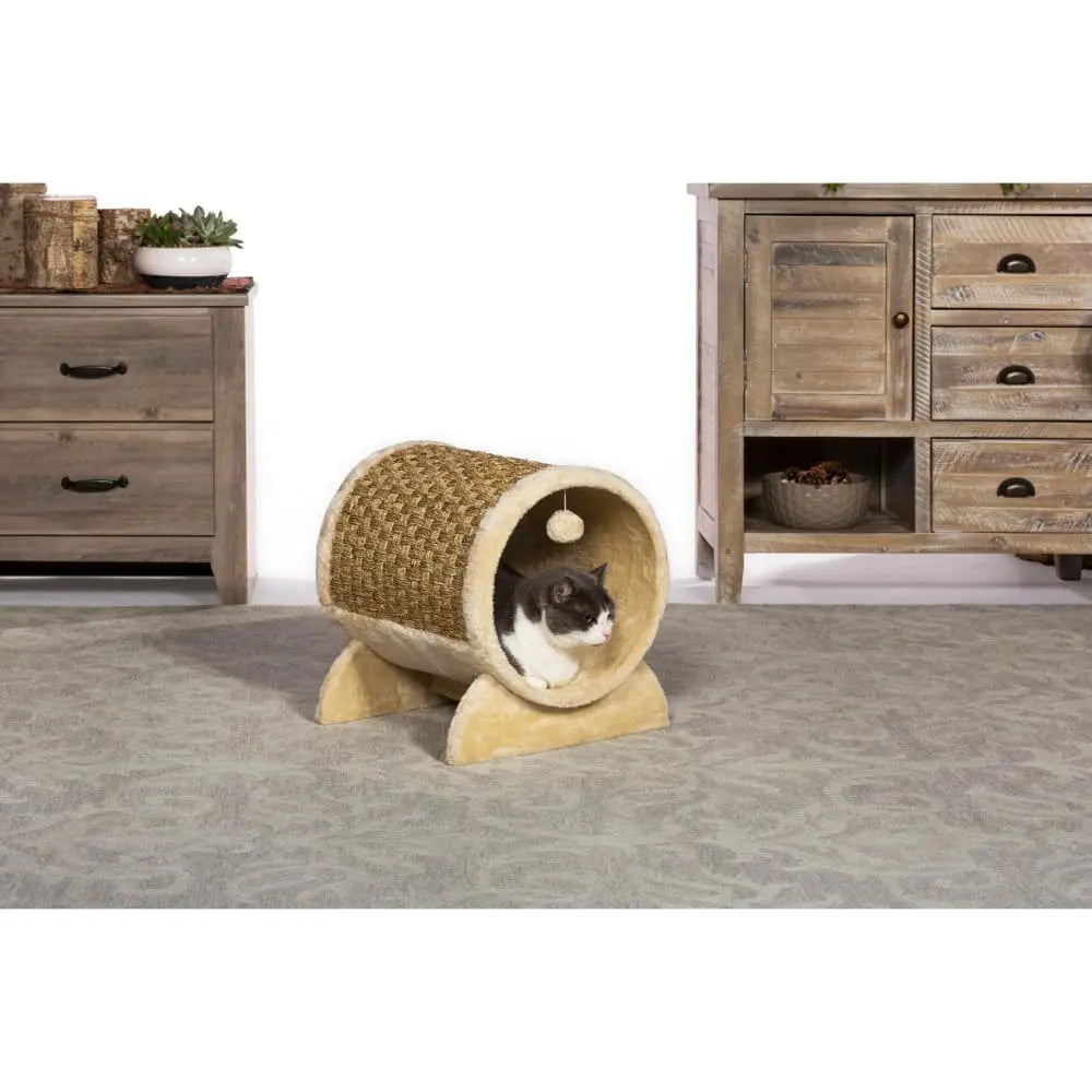 Prevue Pet Products Soft and Cozy Plush Kitty Power Paws Interactive Play Tunnel for Cats and Kittens