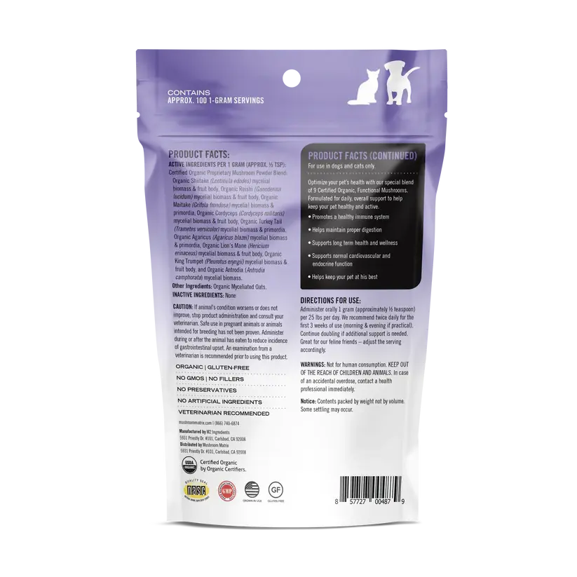 Canine Matrix Daily Immune Support Dog Supplement for Optimal Canine Health