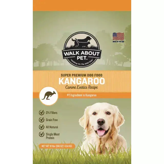 10 lb Premium Vegan Canine Exotics Recipe Dry Dog Food by Walk About Pet