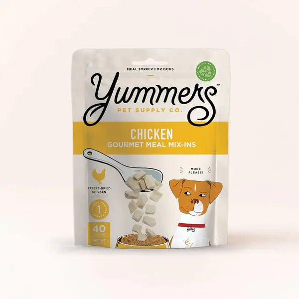 Yummers 2.5 oz. Freeze - Dried All - Natural USA - Sourced Chicken Dog Food Topper