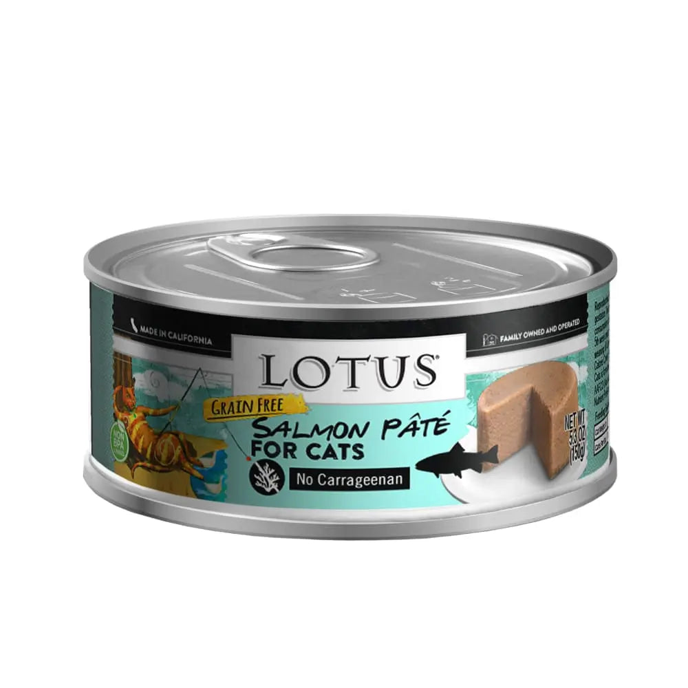 Grain-Free Canned Lotus Salmon Pate Cat Food Suitable for Cats of All Life Stages