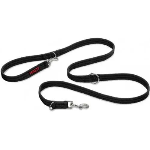 Black Halti Dog Training Lead - Multi - functional and Comfortable