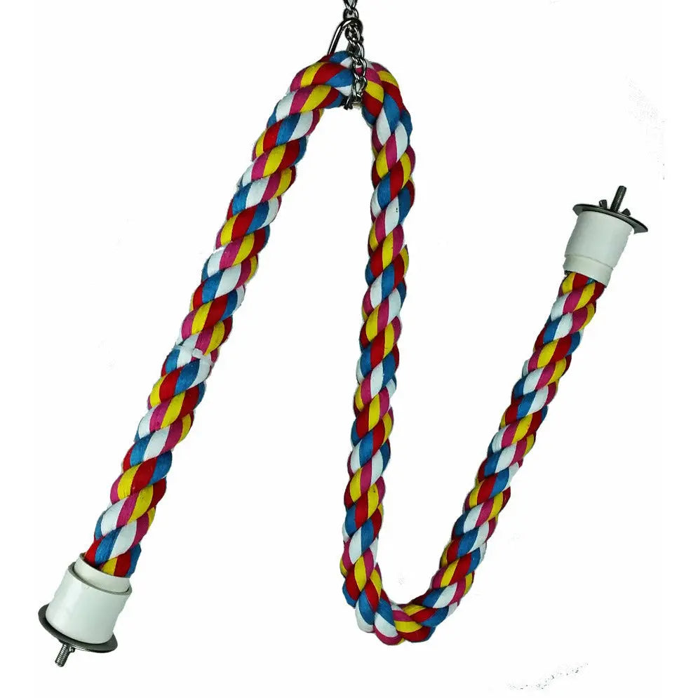 AE Cage Company Great Companions Large 36-Inch Long Comfy Cable Perch for Birds
