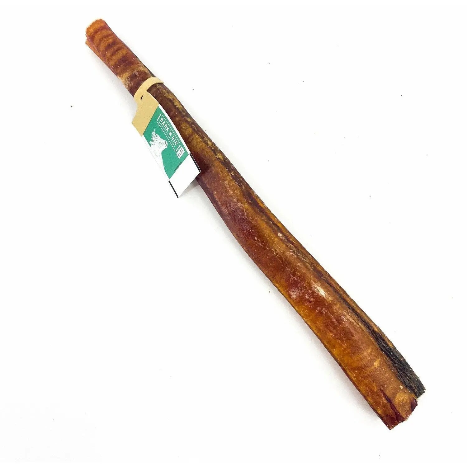 BarknBig Single-Ingredient Thick and Odorless Beef Bully Stick Dog Treat Chew for All Dog Sizes