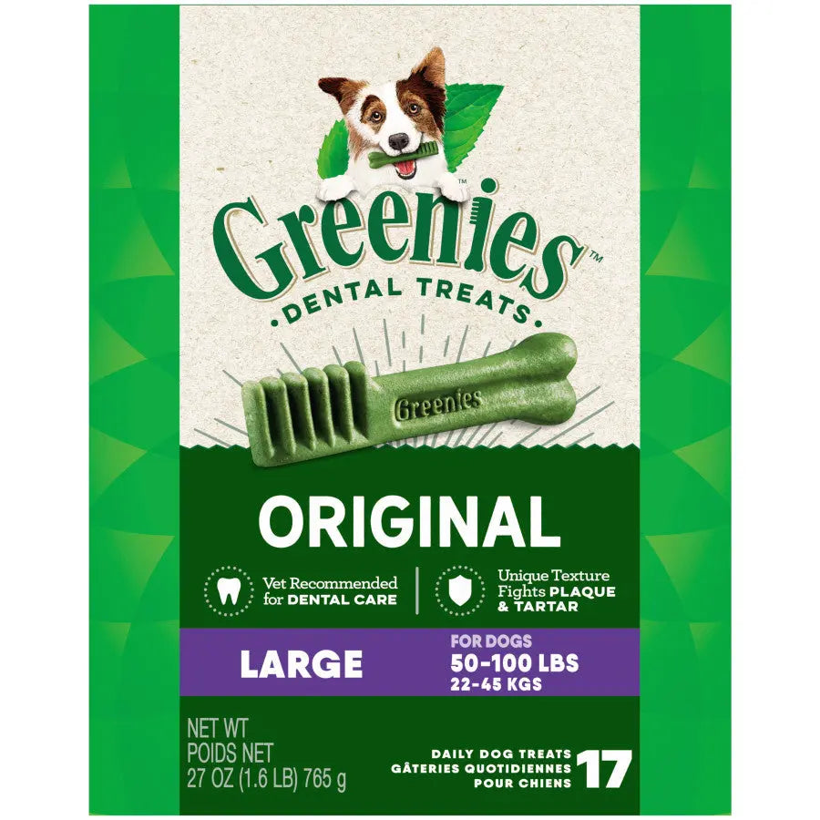 GREENIES Original Natural Dental Chews for Dogs: Oral Health Treats