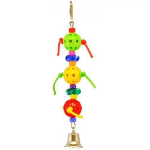 AE Cage Company's Delightful Happy Beaks Three - Egg Bird Toys for Small Feathered Friends