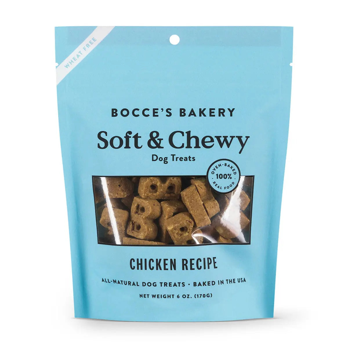 Bocce's Bakery 6-Ounce Soft and Chewy Chicken Dog Treats - Ideal for Canines