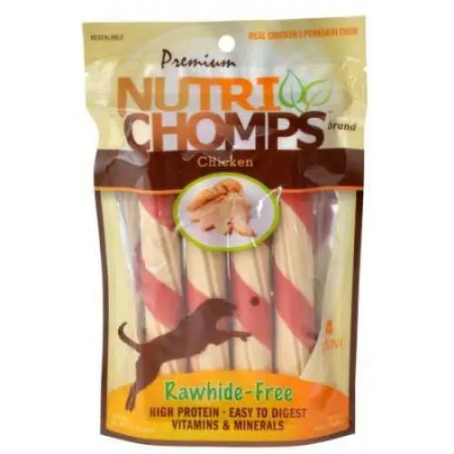 Top - Quality Nutritional Chicken - Wrapped Twisted Dog Chews - Premium Nutri Chomps